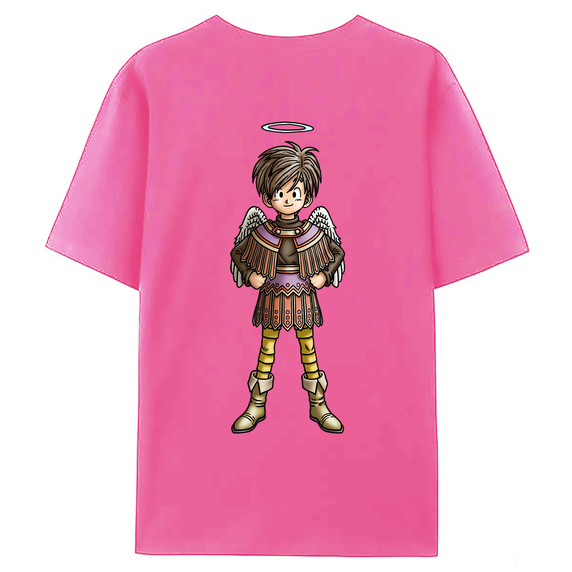 （画像用） ドラゴンクエスト Doragon Kuesuto Dragon Quest レディース半袖Tシャツ(バックプリント)